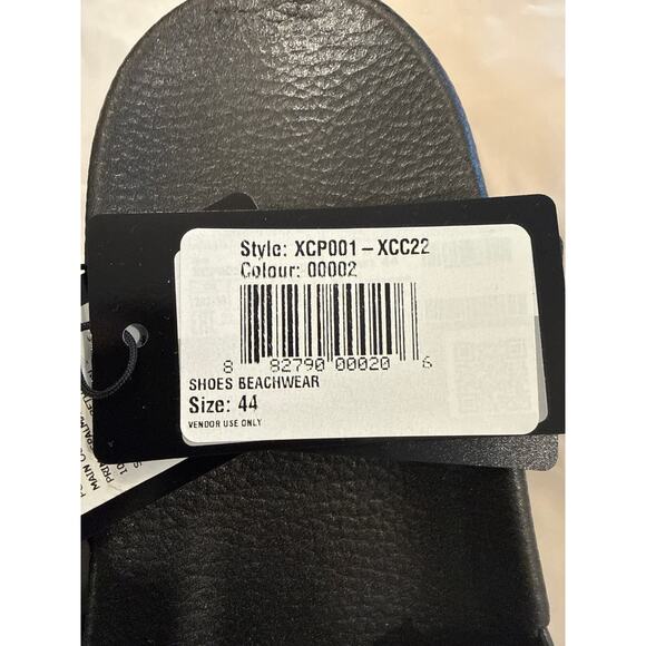 NEW EA7 Emporio Armani Mens Slide Sandals Black XCP001 XCC22 Size 11 / 44 main image 7